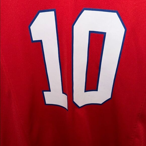 Nike Mac jones Red Jersey with White and Blue Details - Picture 5 of 15